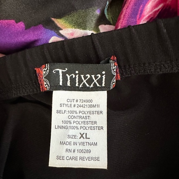 Trixxi Strapless Floral Mini-Dress XL - Picture 7 of 8